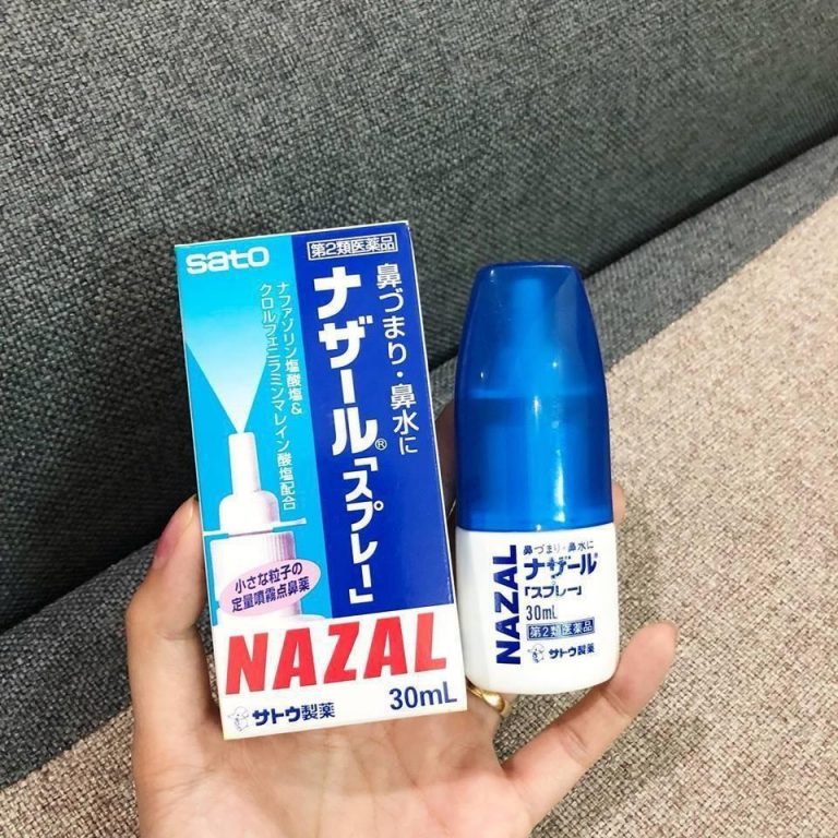 Thuốc xịt mũi trị viêm xoang Nazal 30ml nội địa Nhật Bản